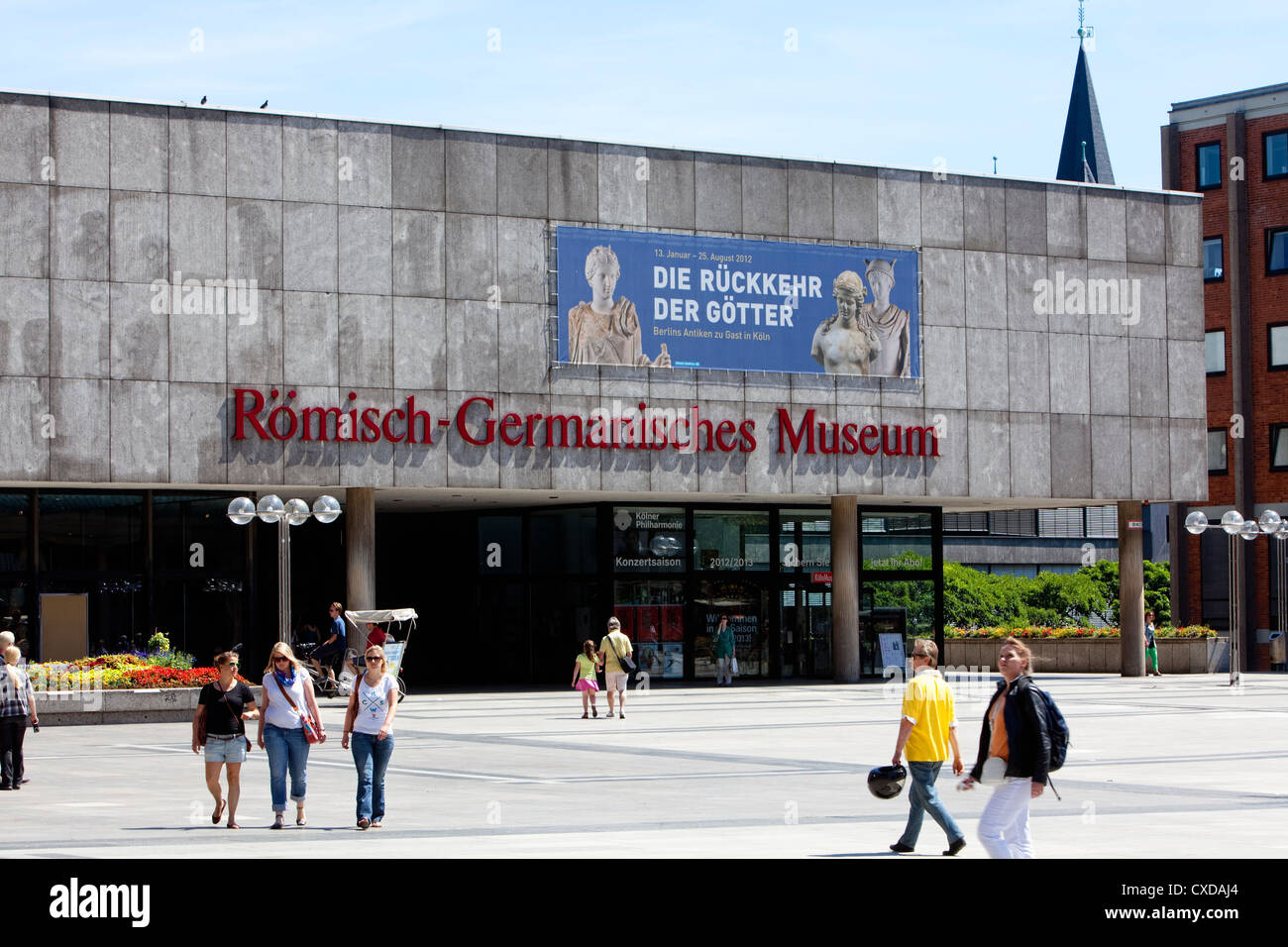 Museo Romano-germánico, Colonia, Renania del Norte-Westfalia, Alemania, Europa Foto de stock