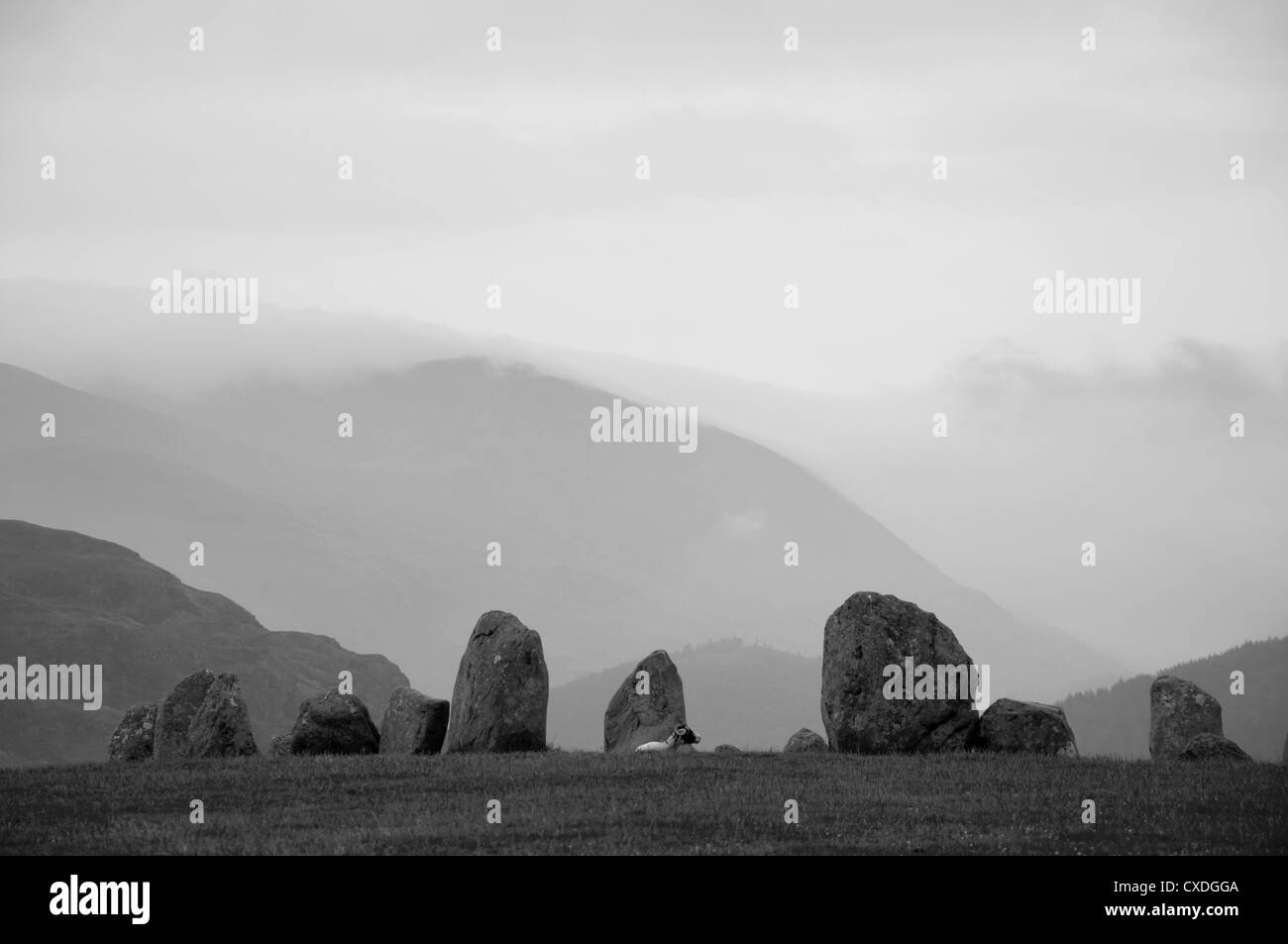 Castlerigg stone circle Foto de stock