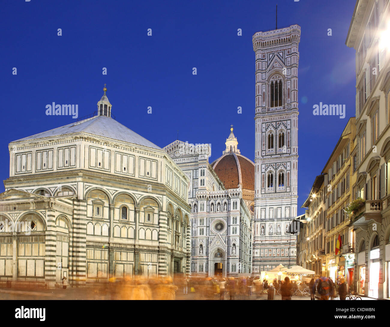 La catedral (Duomo), Florencia, Sitio del Patrimonio Mundial de la UNESCO, en la Toscana, Italia, Europa Foto de stock