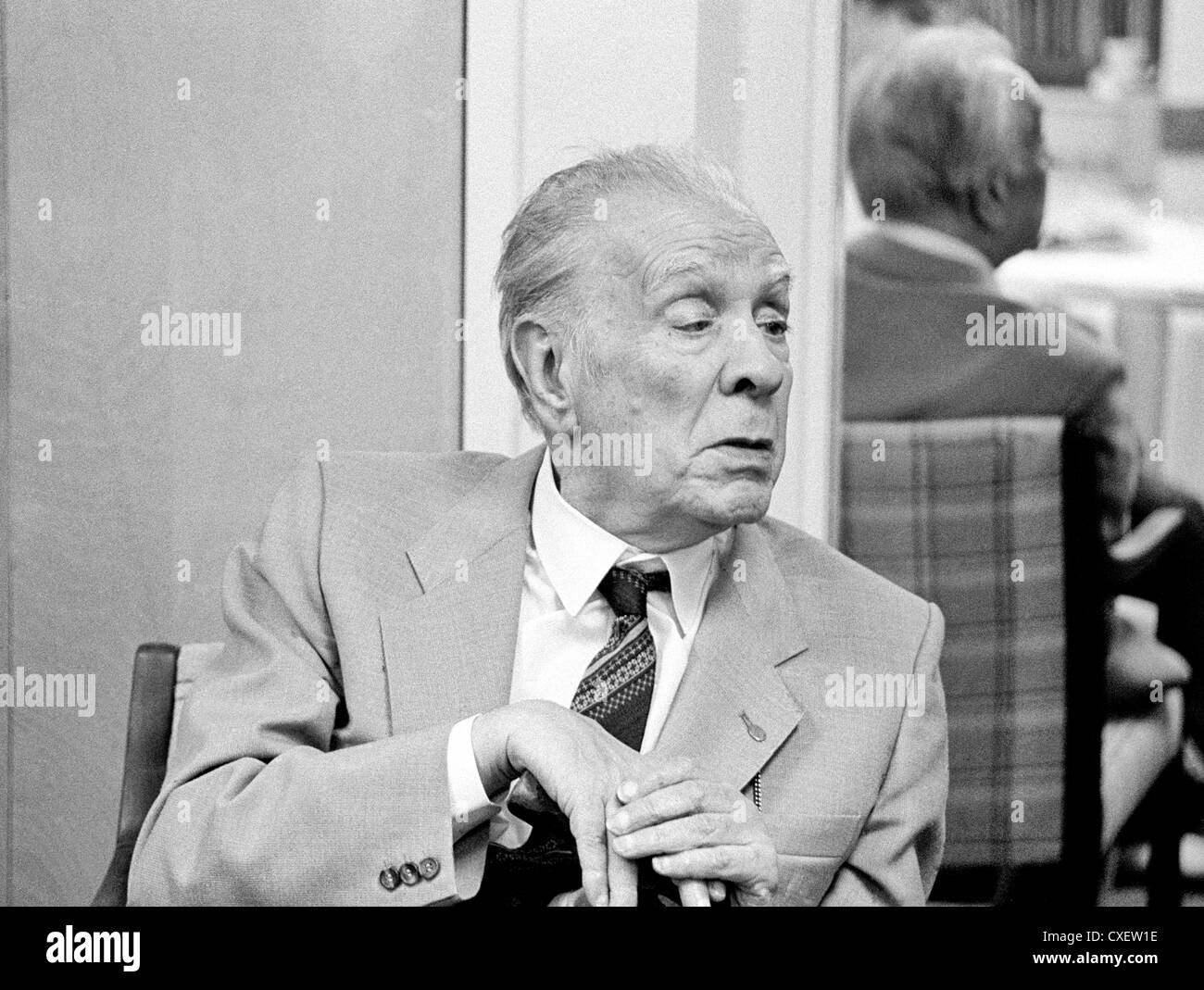 Jorge Luis Borges Escritor argentino Fotografía de stock - Alamy