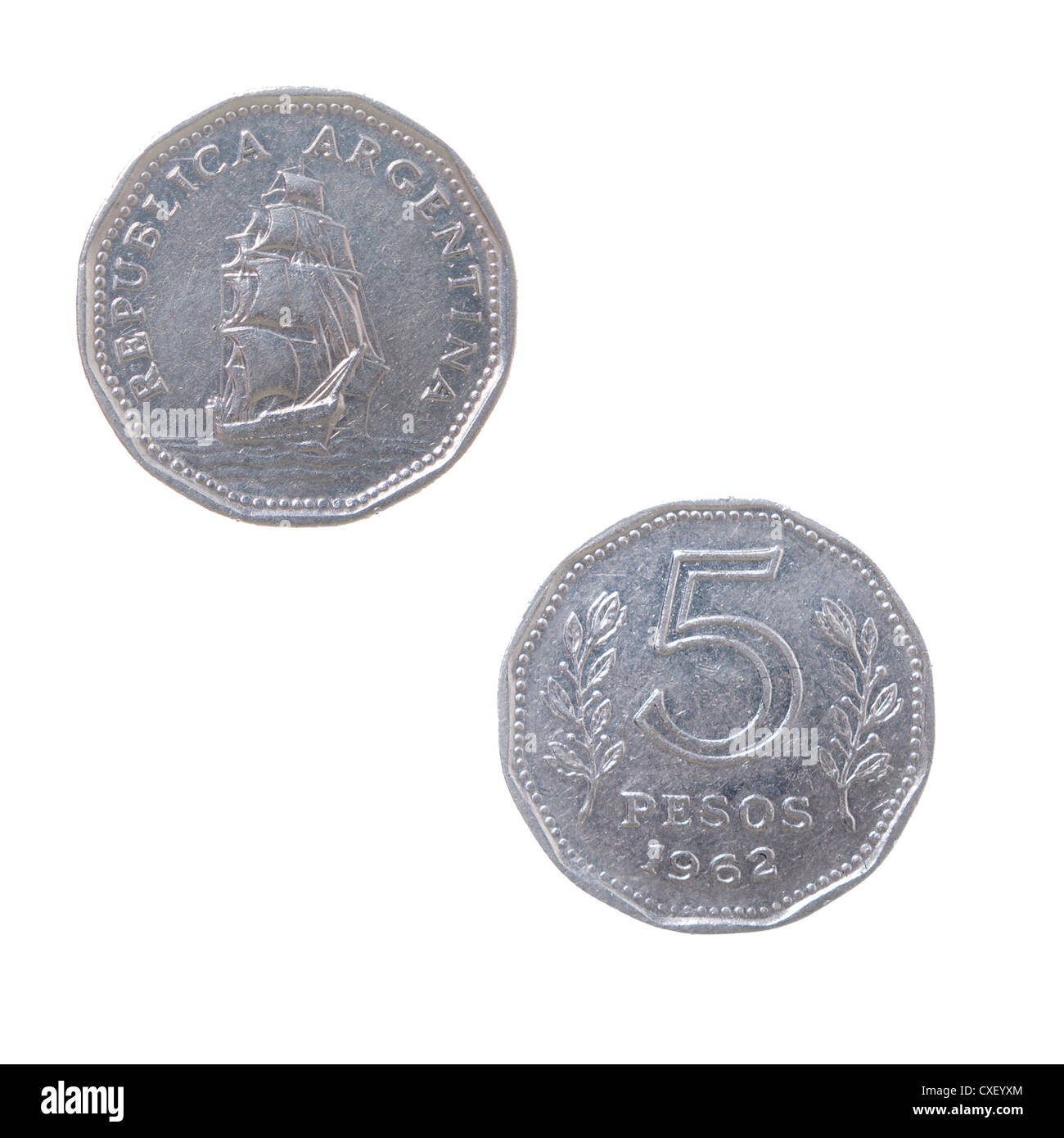 Monedas antiguas de argentina fotografías e imágenes de alta resolución -  Alamy