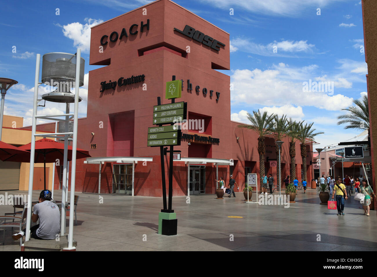 Al norte de Las Vegas Premium Outlets Shopping Mall, Las Vegas, Nevada,  EE.UU Fotografía de stock - Alamy