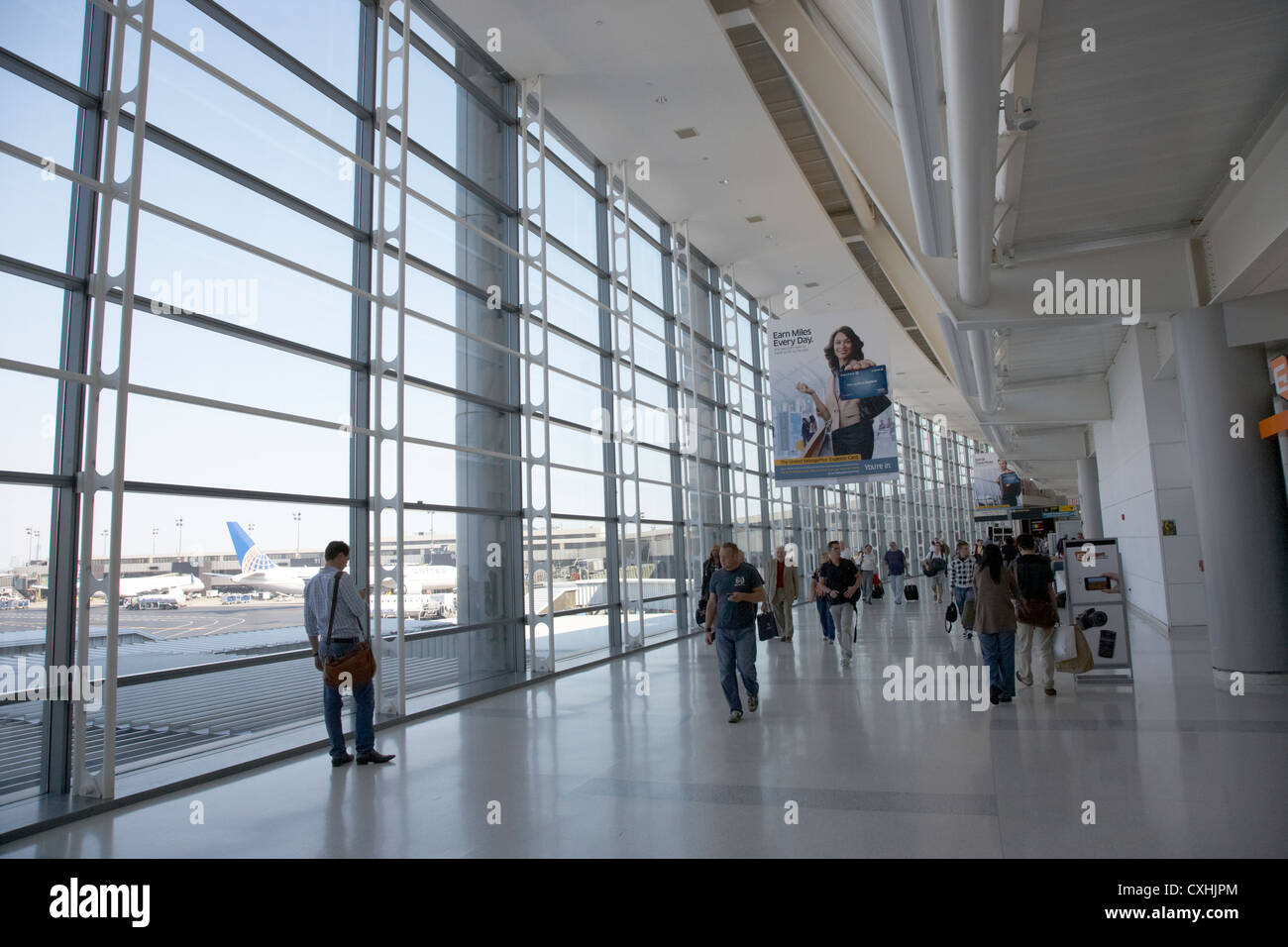 Terminal del Aeropuerto Liberty de Newark Nueva Jersey, EE.UU. Foto de stock