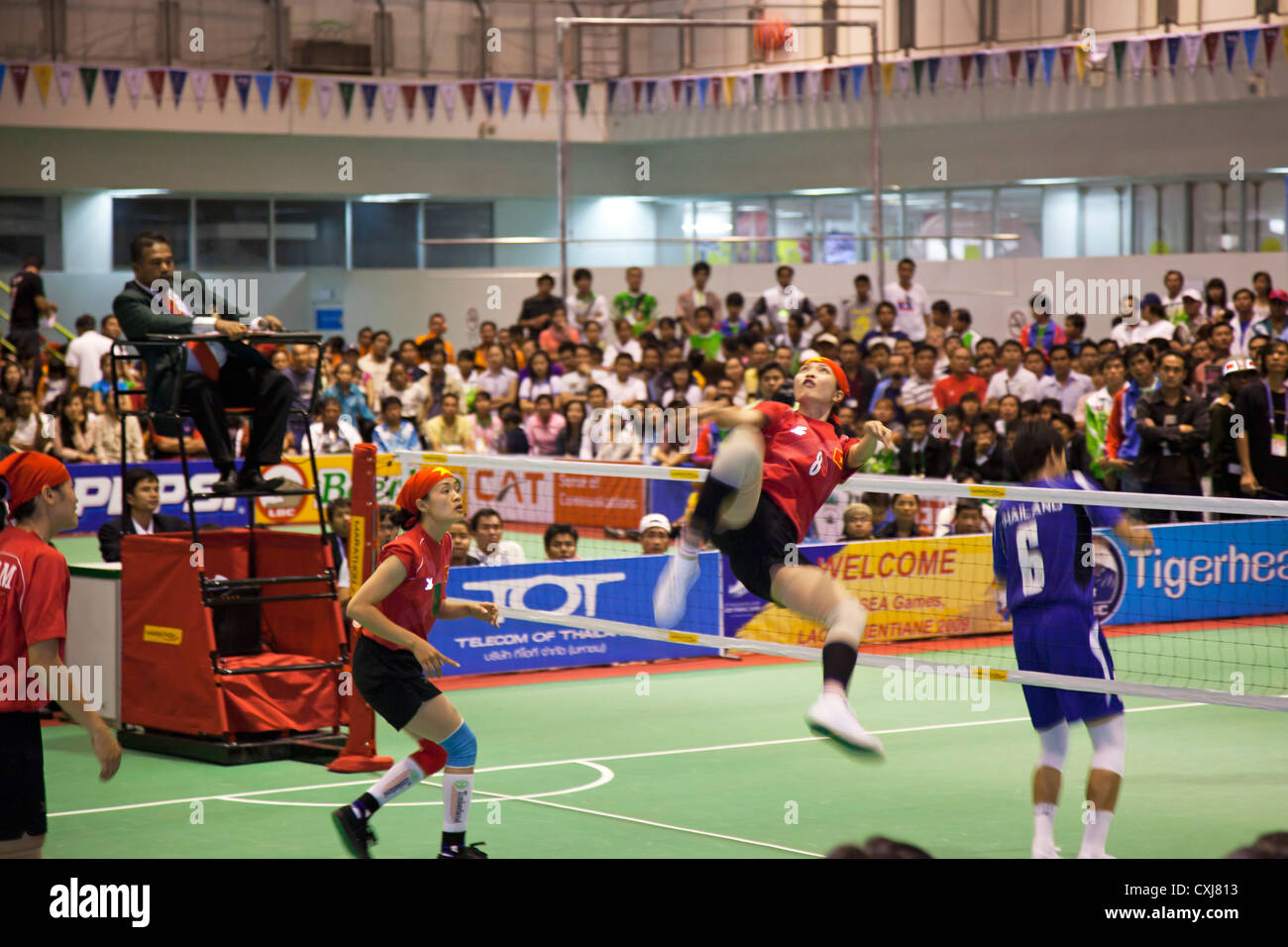 Los Juegos del Sudeste Asiático, en Vientiane, Laos Foto de stock