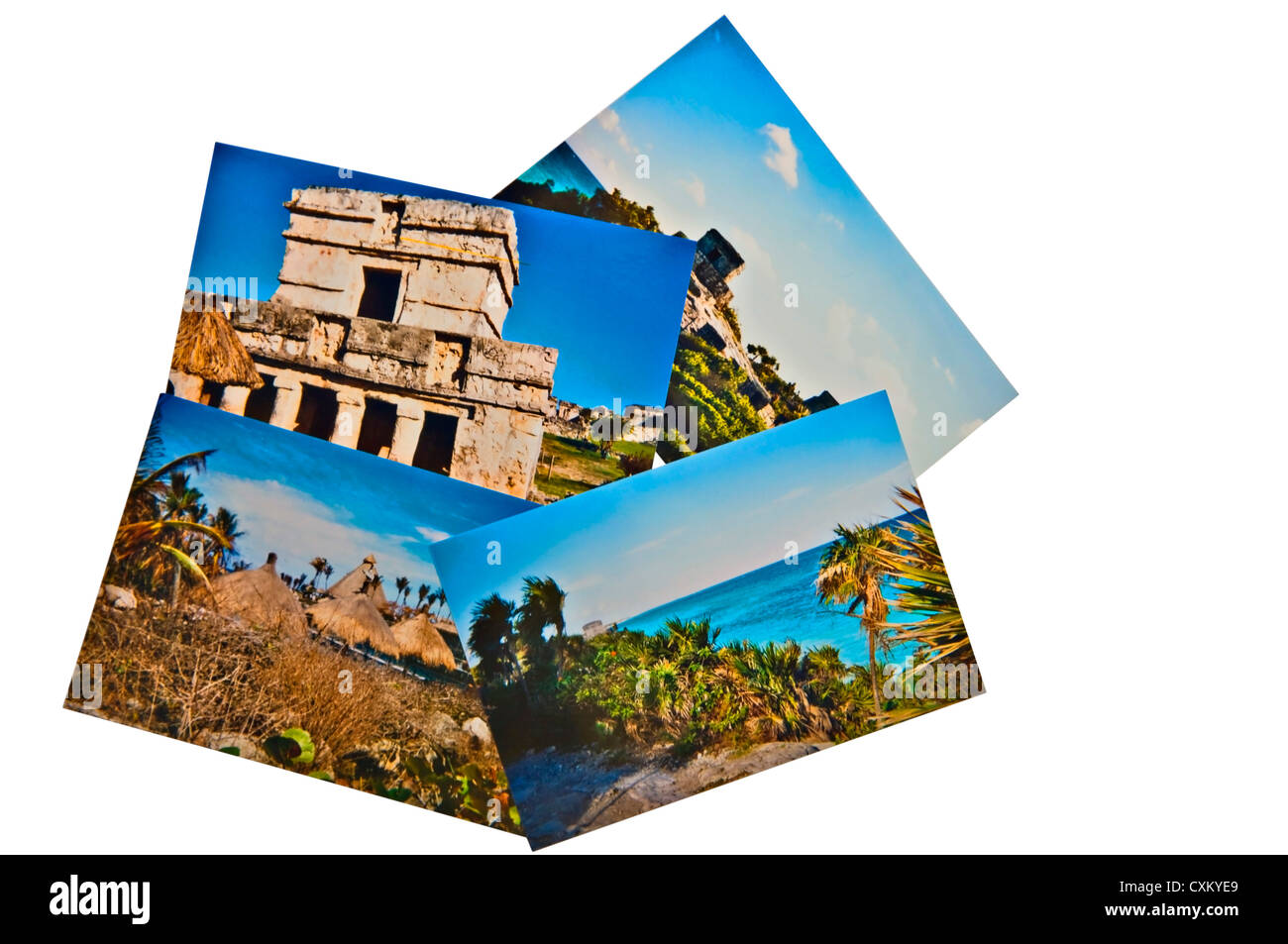 Fotos de viajes de México, Chichen Itzá, Las Ruinas Mayas. Foto de stock