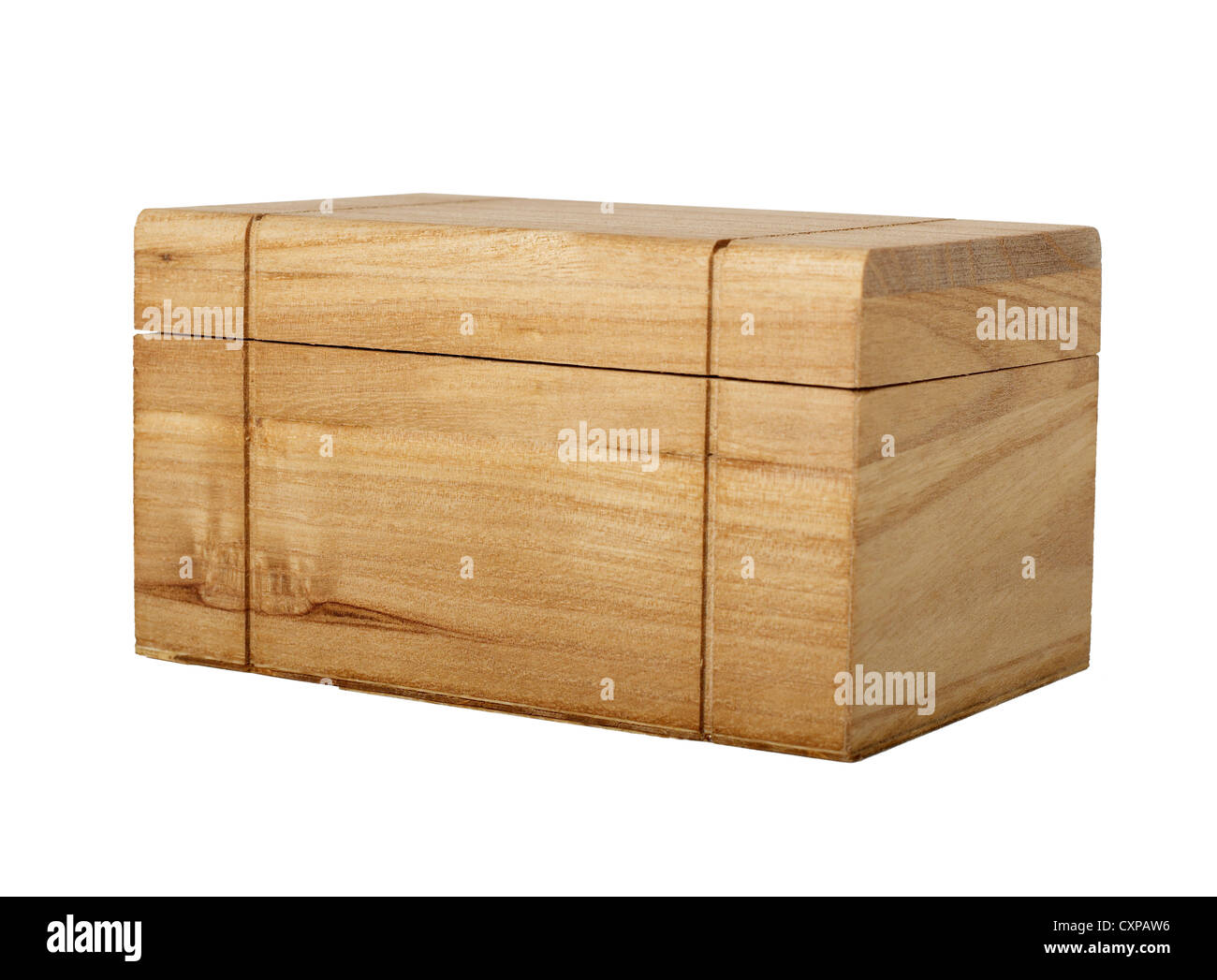 Caja de madera Foto de stock