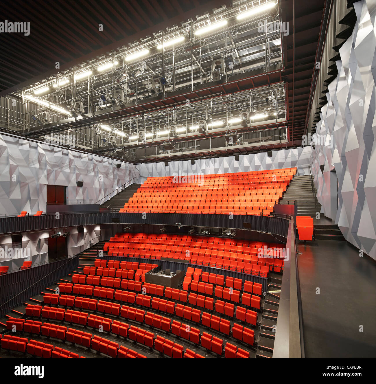 Kildee Performing Arts Center, Kristiansand, Noruega. Arquitecto: Ala de arquitectos, 2011. Foto de stock