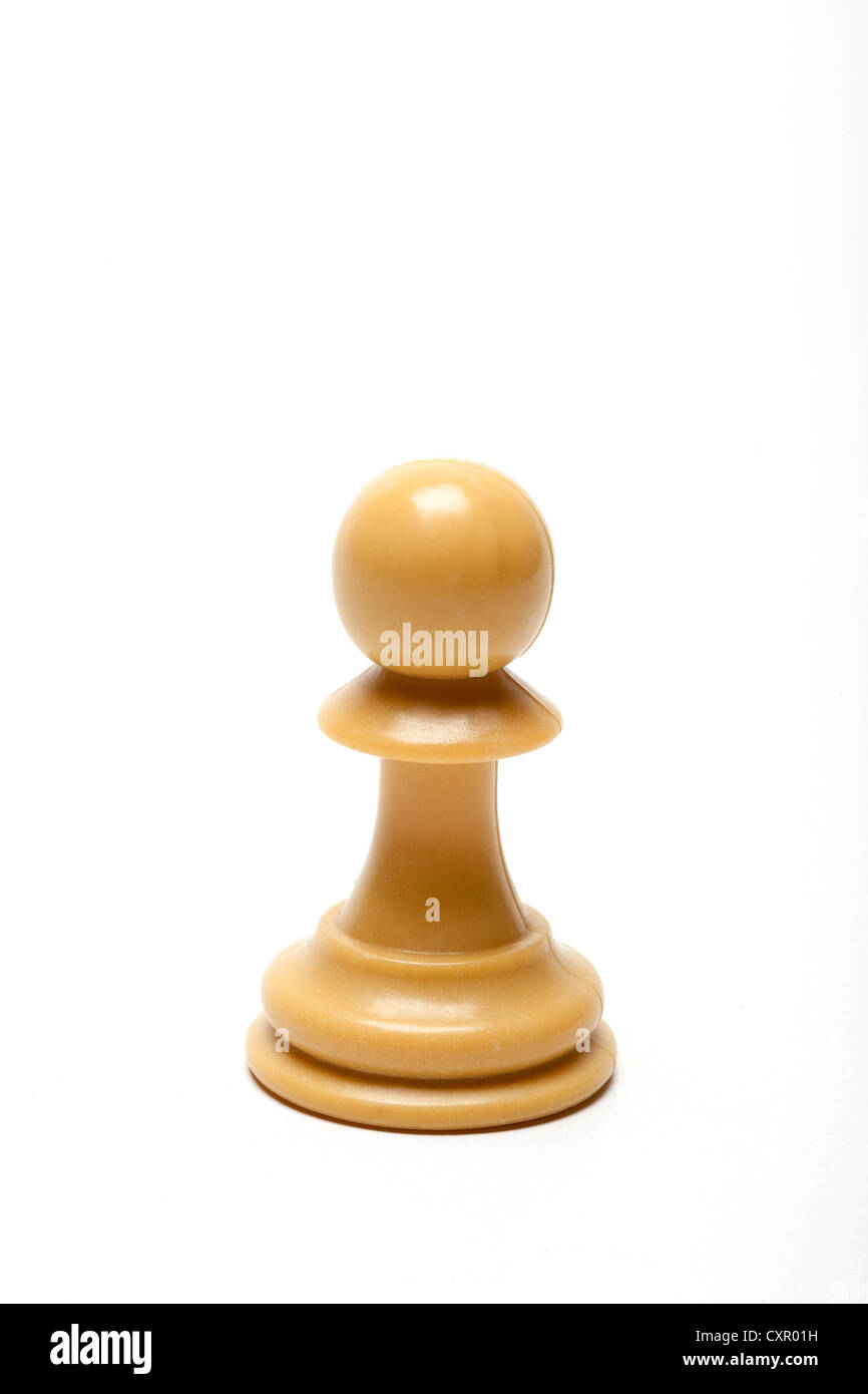 Pieza de peón de ajedrez Foto de stock