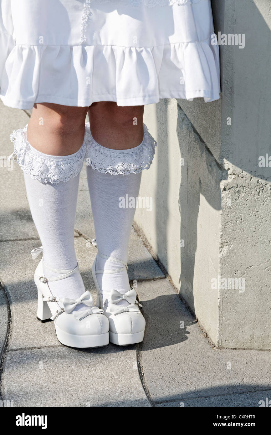  Medias blancas para mujeres y niñas, medias de princesa, medias  de mujer (color blanco) : Ropa, Zapatos y Joyería
