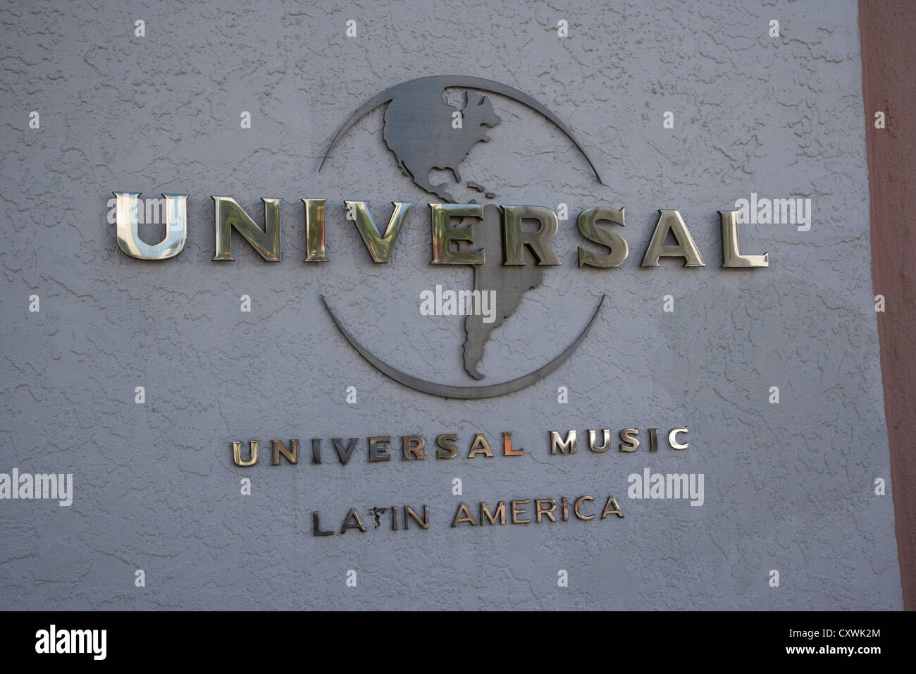 Las oficinas de universal music América Latina Miami South Beach, Florida, EE.UU. Foto de stock