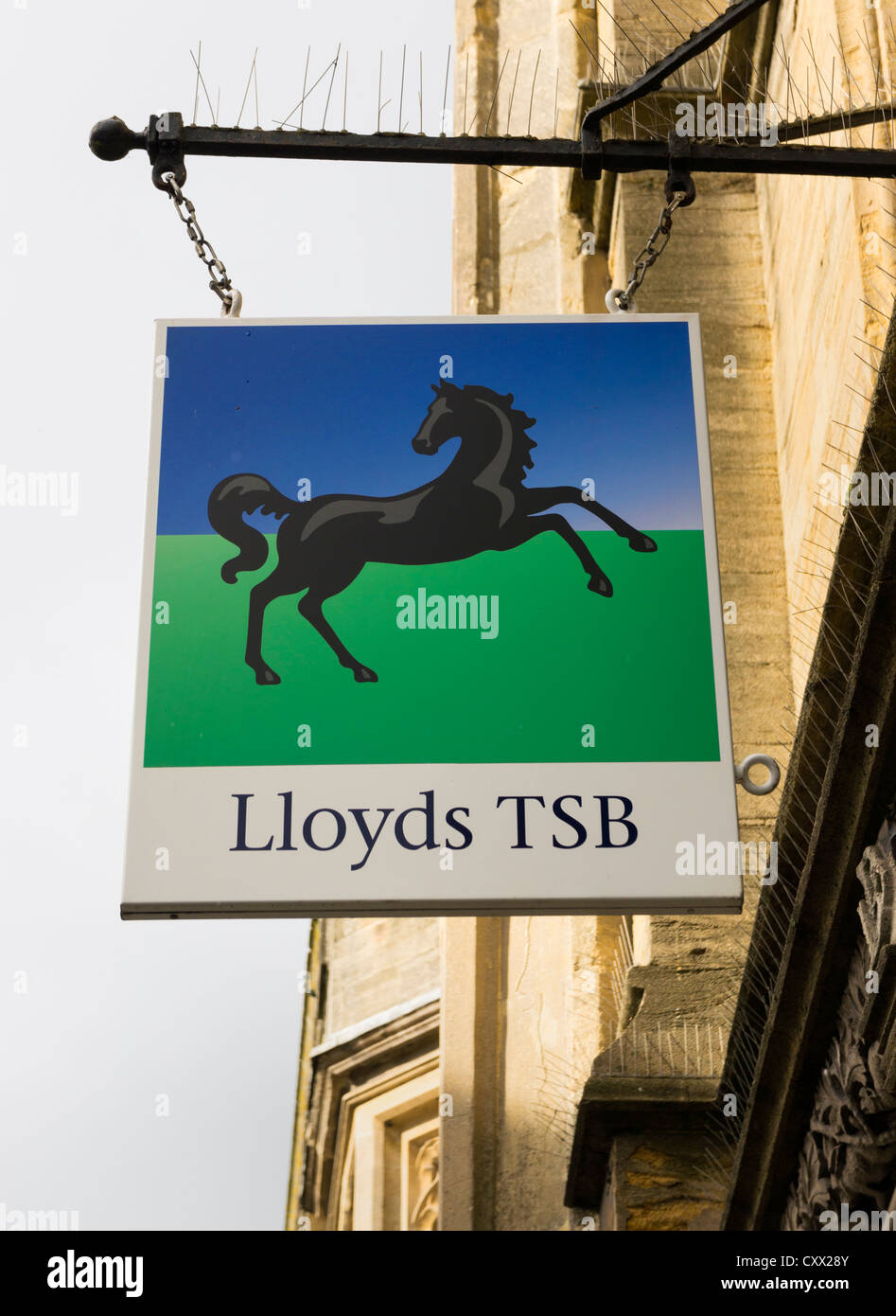 Lloyds TSB Bank firmar, REINO UNIDO Foto de stock