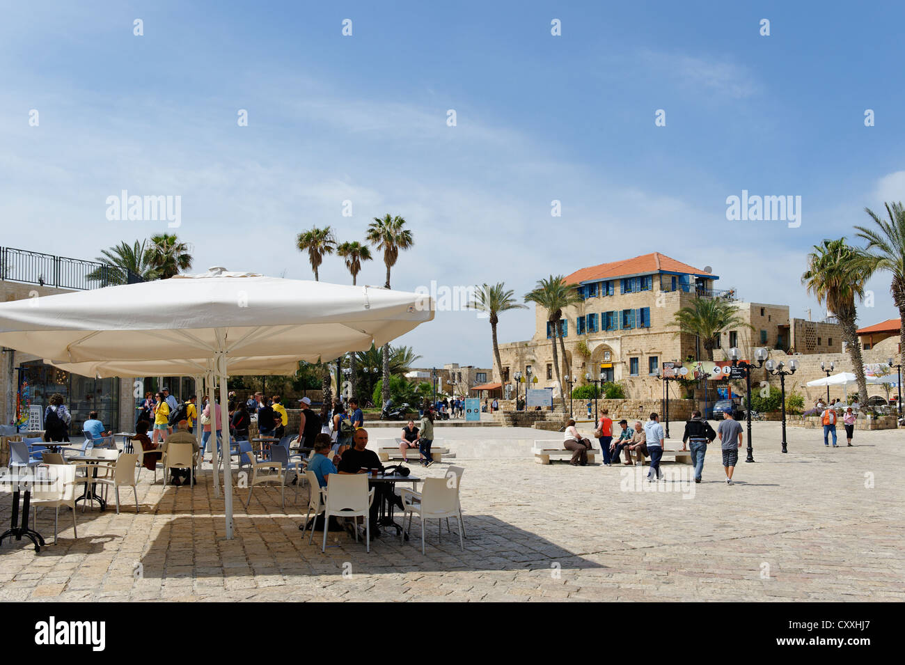 Kikar Kedumin, Jaffa, Tel Aviv, Israel, Oriente Medio Foto de stock