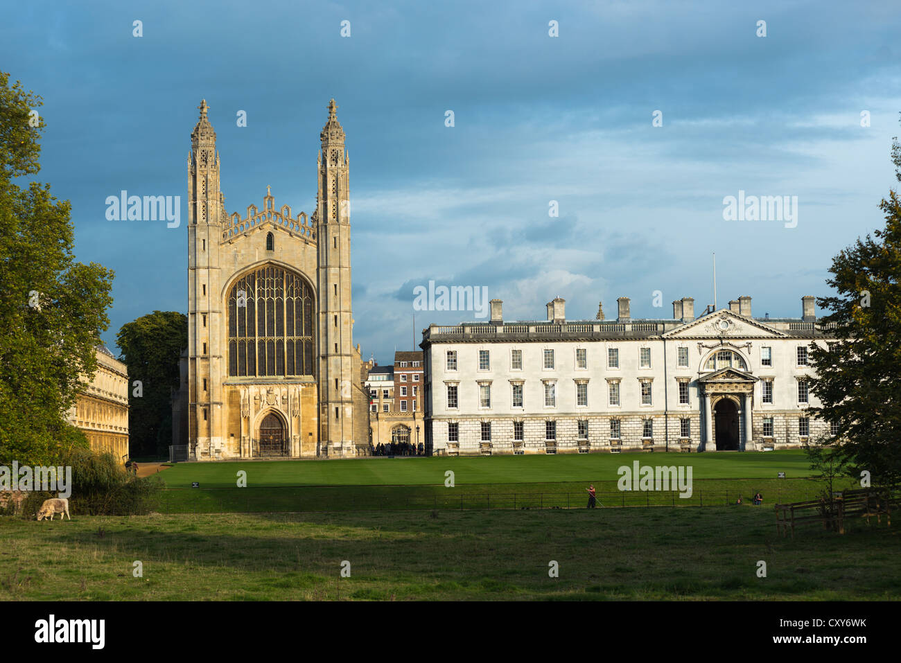 La capilla de King's College, Universidad de Cambridge, Cambridge, Inglaterra. Foto de stock