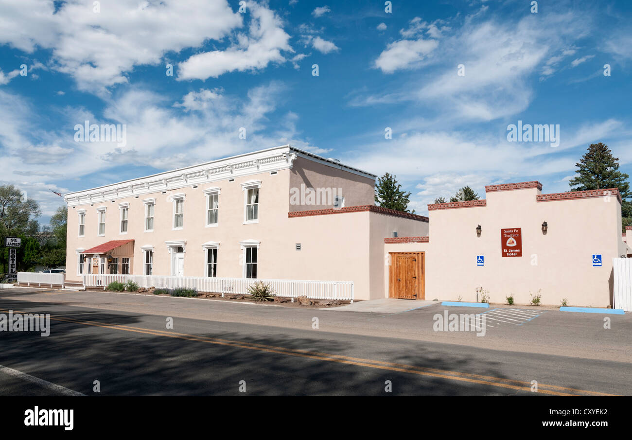 Nuevo México, Cimarron, St. James Hotel histórico, construido 1872
