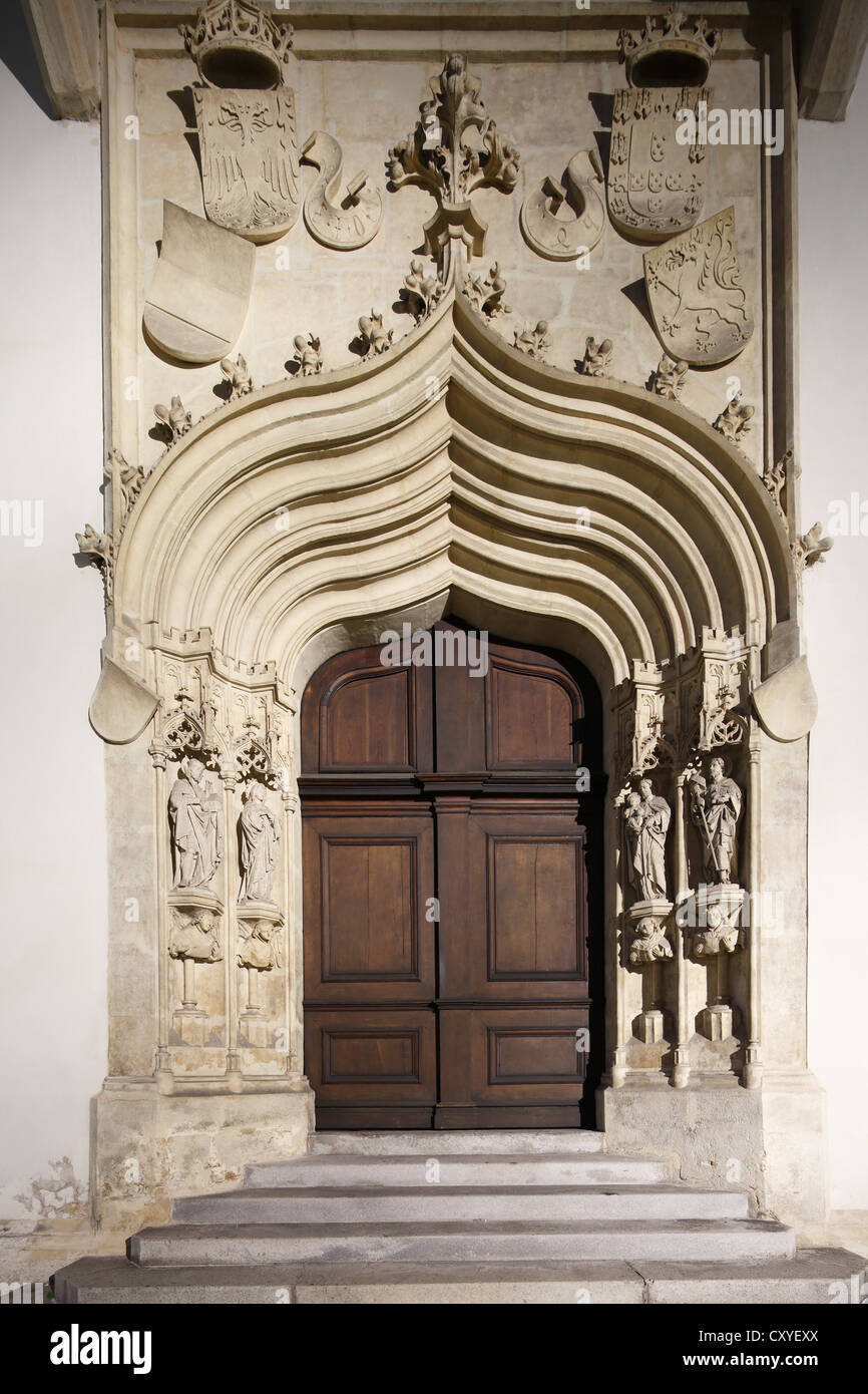 Portral occidental de la catedral de Graz, Estiria, Austria, Europa PublicGround Foto de stock
