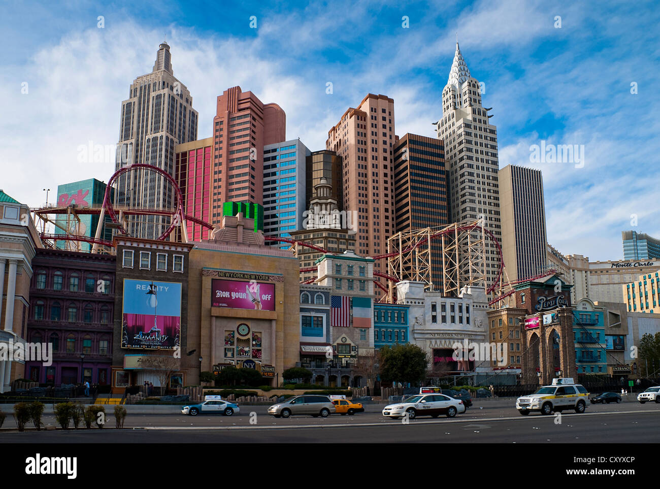 Las Vegas Boulevard Foto de stock