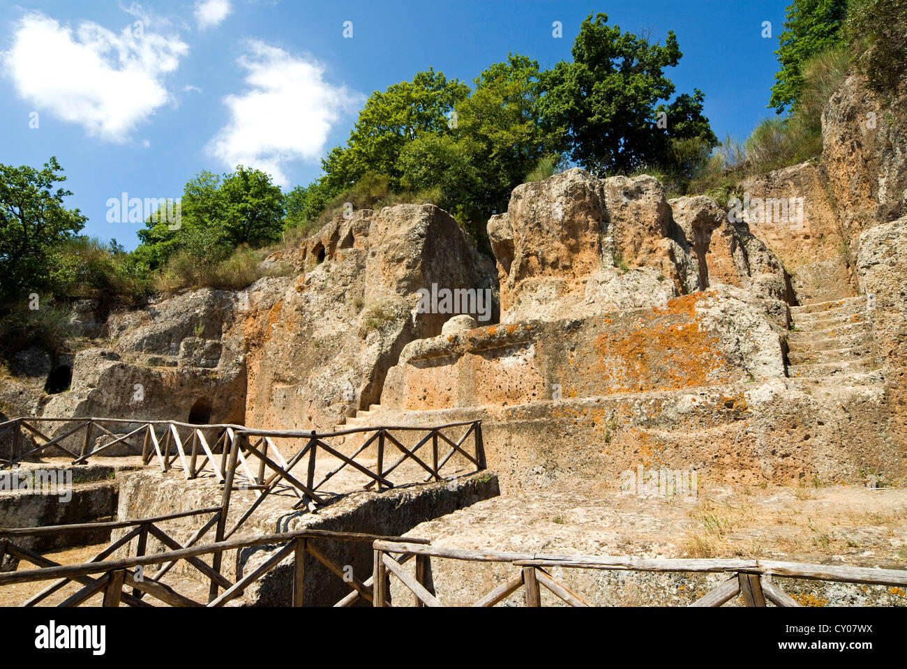 Tumba Ildebranda, necrópolis etruscas de Sovana, sitio del patrimonio