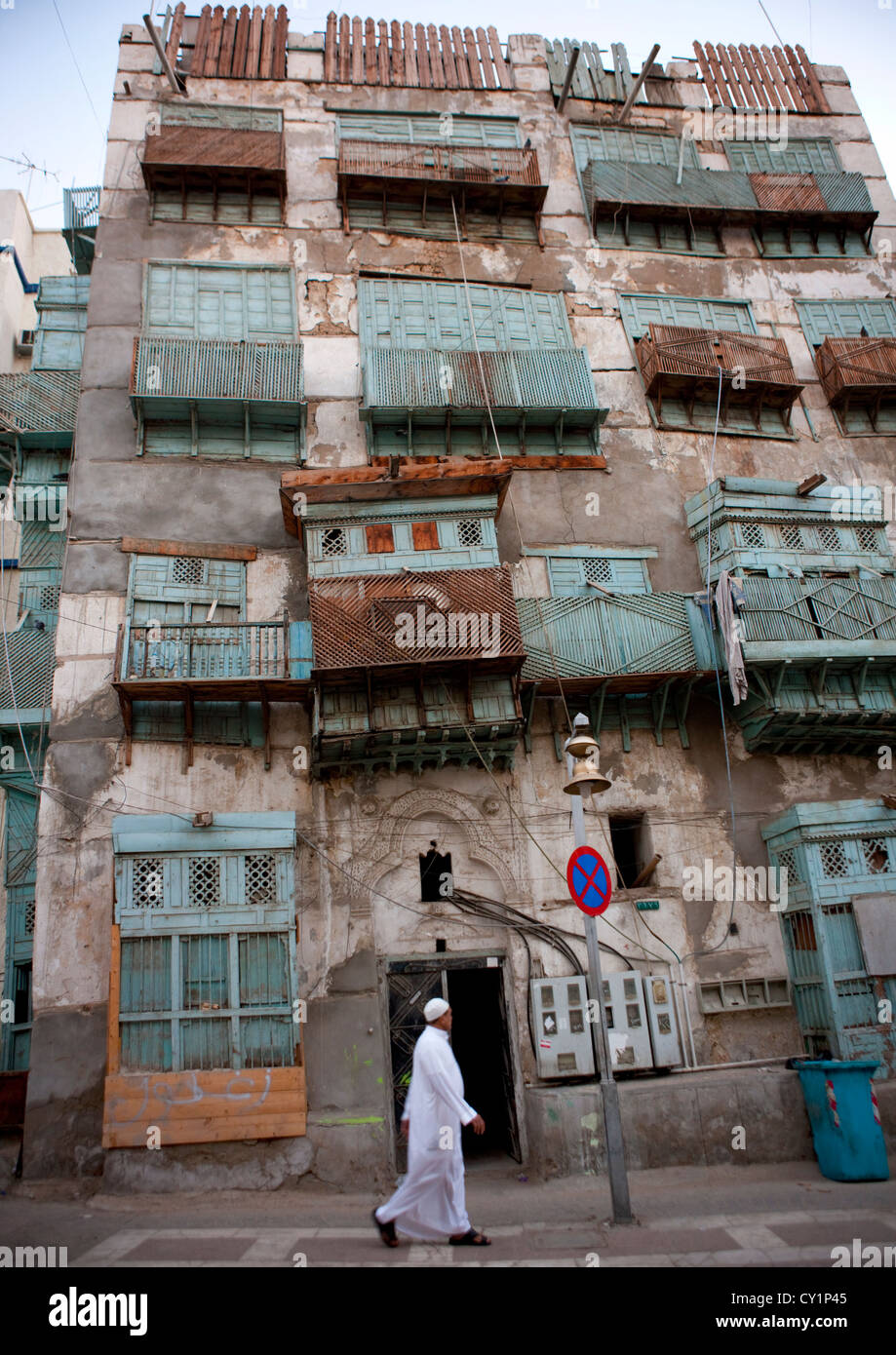 Viejas casas de Jeddah, Arabia Saudita Fotografía de stock - Alamy