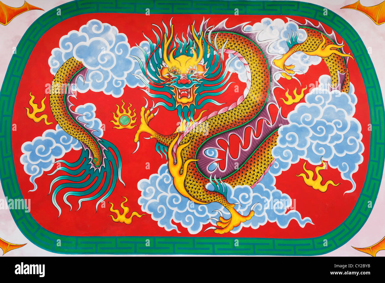 Dragon chino pintura fotografías e imágenes de alta resolución - Alamy