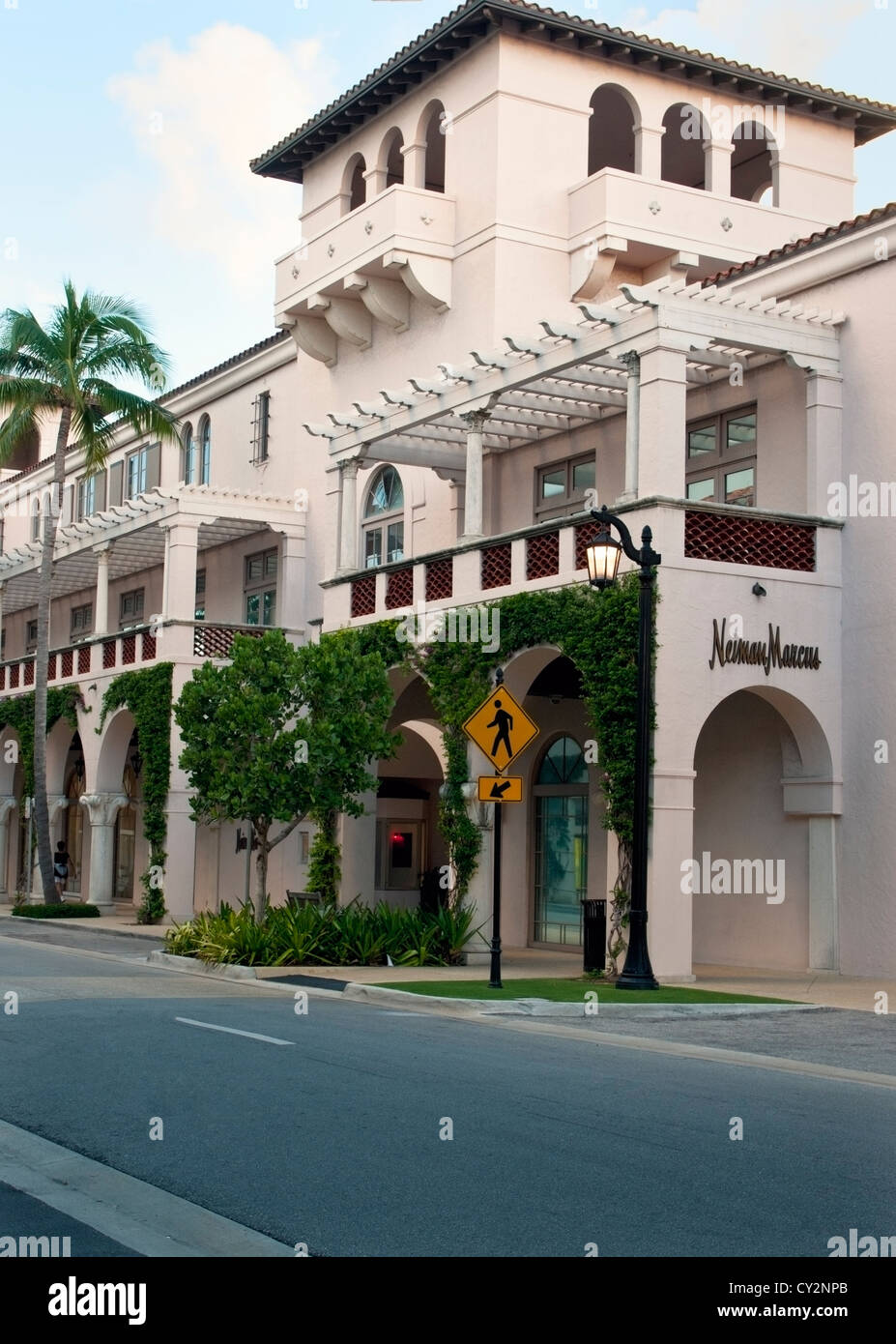 Neiman Marcus en Worth Avenue en West Palm Beach, Florida Foto de stock