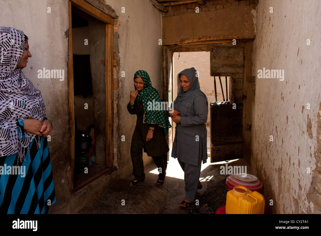 La prisión femenina en Kunduz, Afganistán. Foto de stock