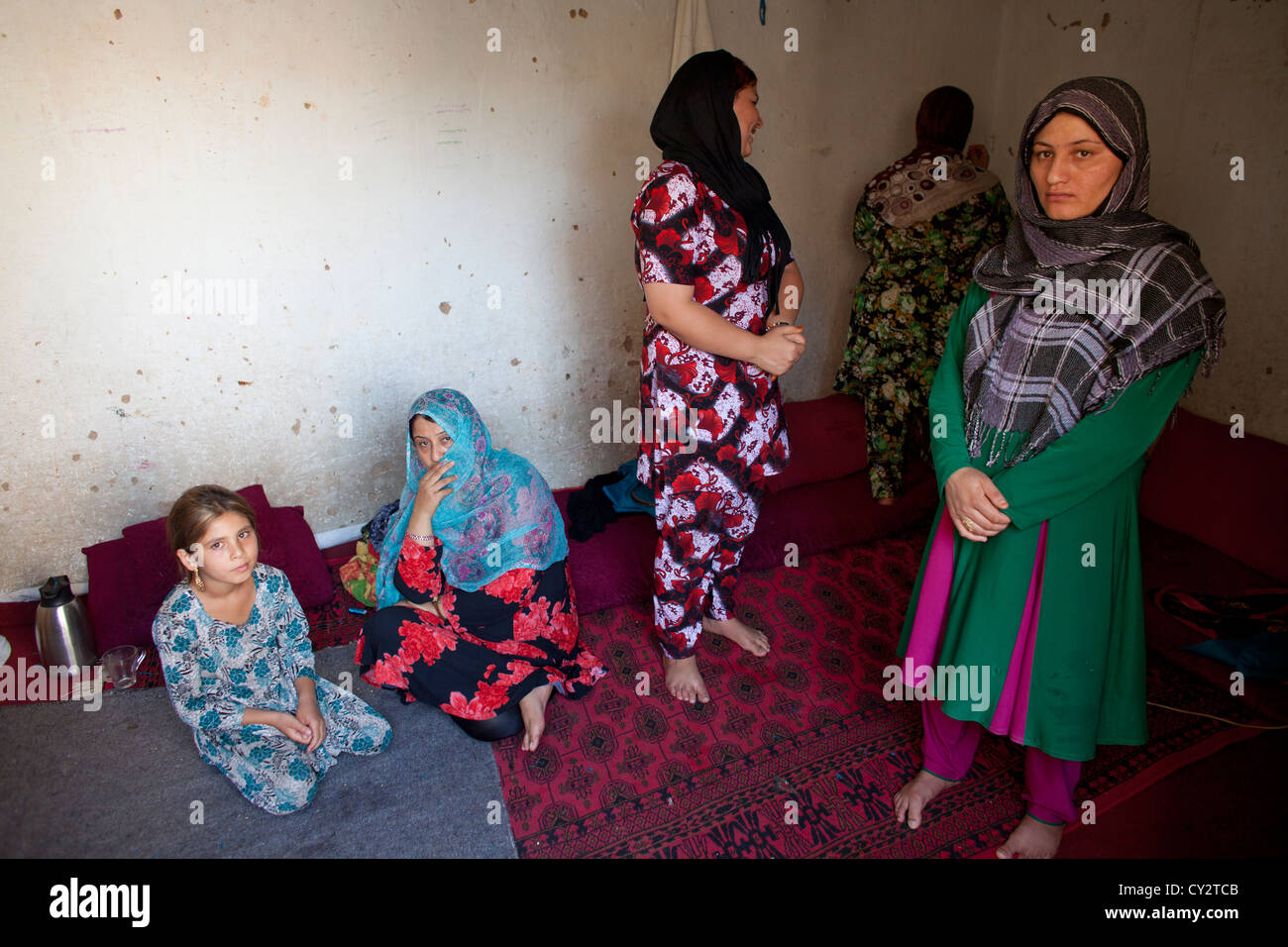 La prisión femenina en Kunduz, Afganistán. Foto de stock