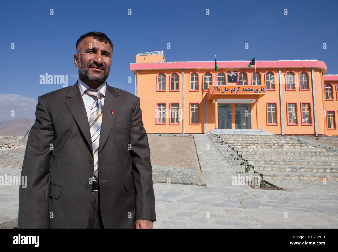 El ex-gobernador de Maidan, la provincia de Wardak, Afganistán Foto de stock