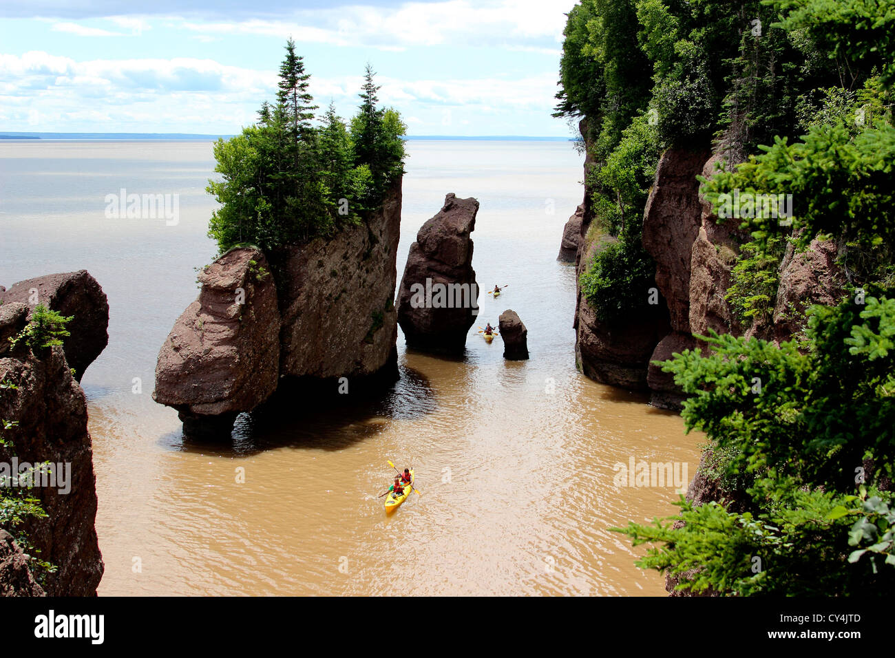 Canadá New Brunswick Costa Atlántica, Bahía de Fundy Río Chocolate