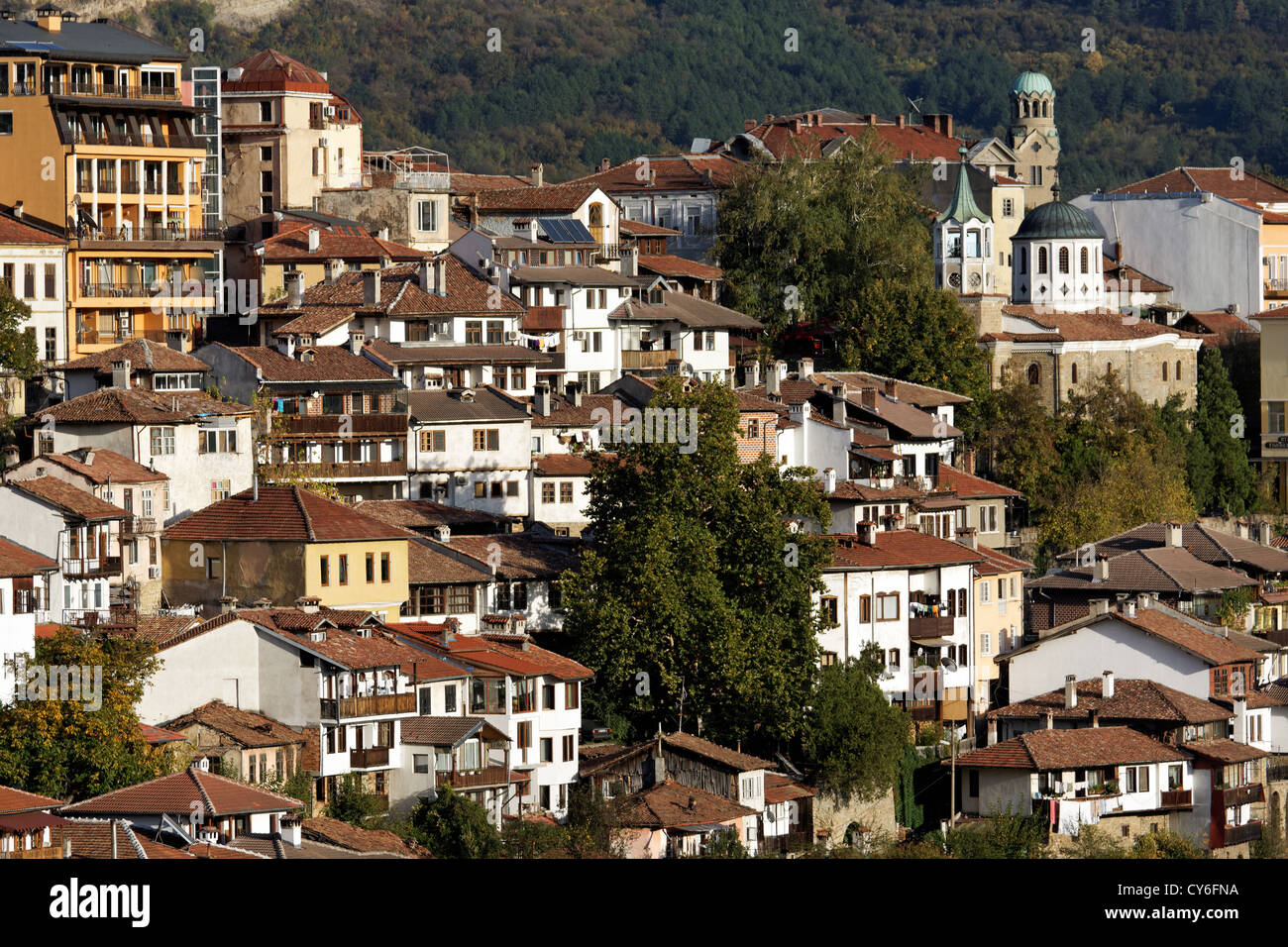Ciudad de Veliko Tarnovo Foto de stock