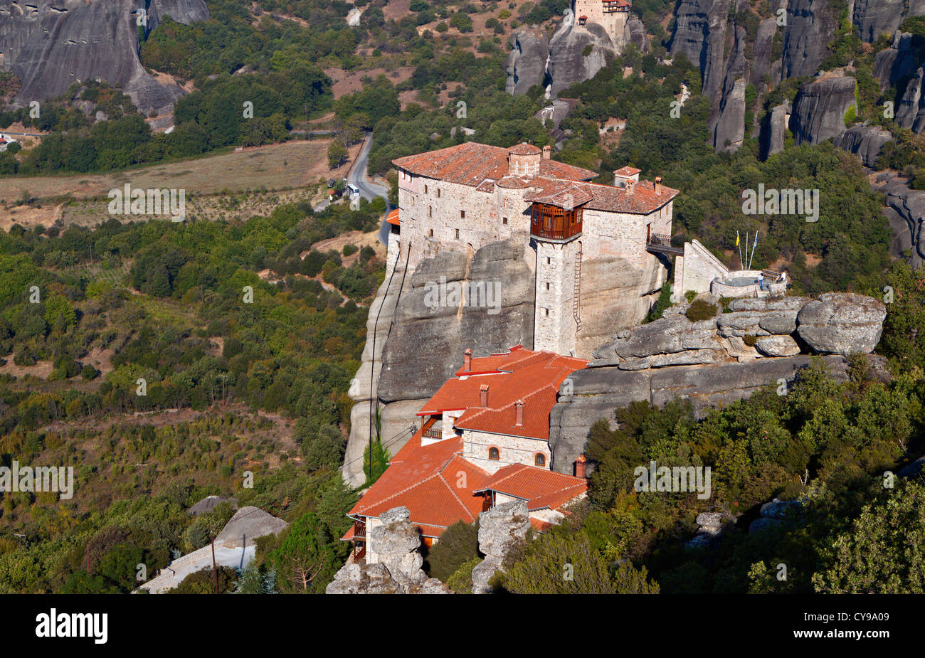 confiar Incienso Desprecio En la zona de monasterios colgantes de Kalampaka Meteora en Grecia  Fotografía de stock - Alamy