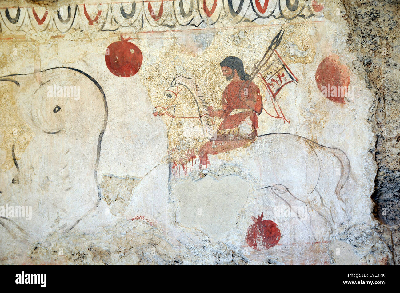 Regreso de los guerreros griegos, tumba de la losa, C4BC. El museo de