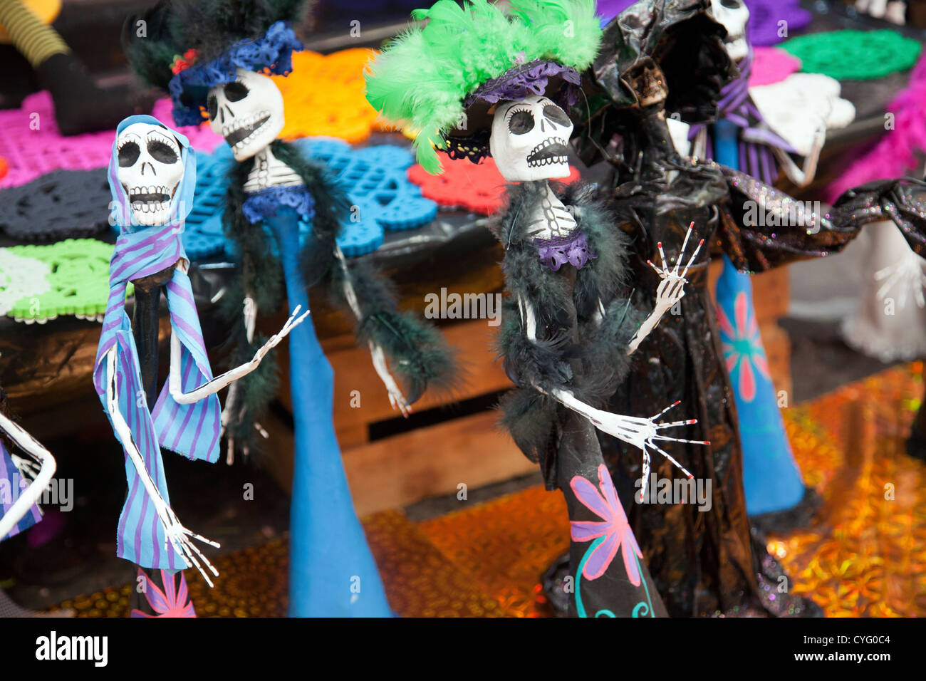 muñecas del dia de los muertos