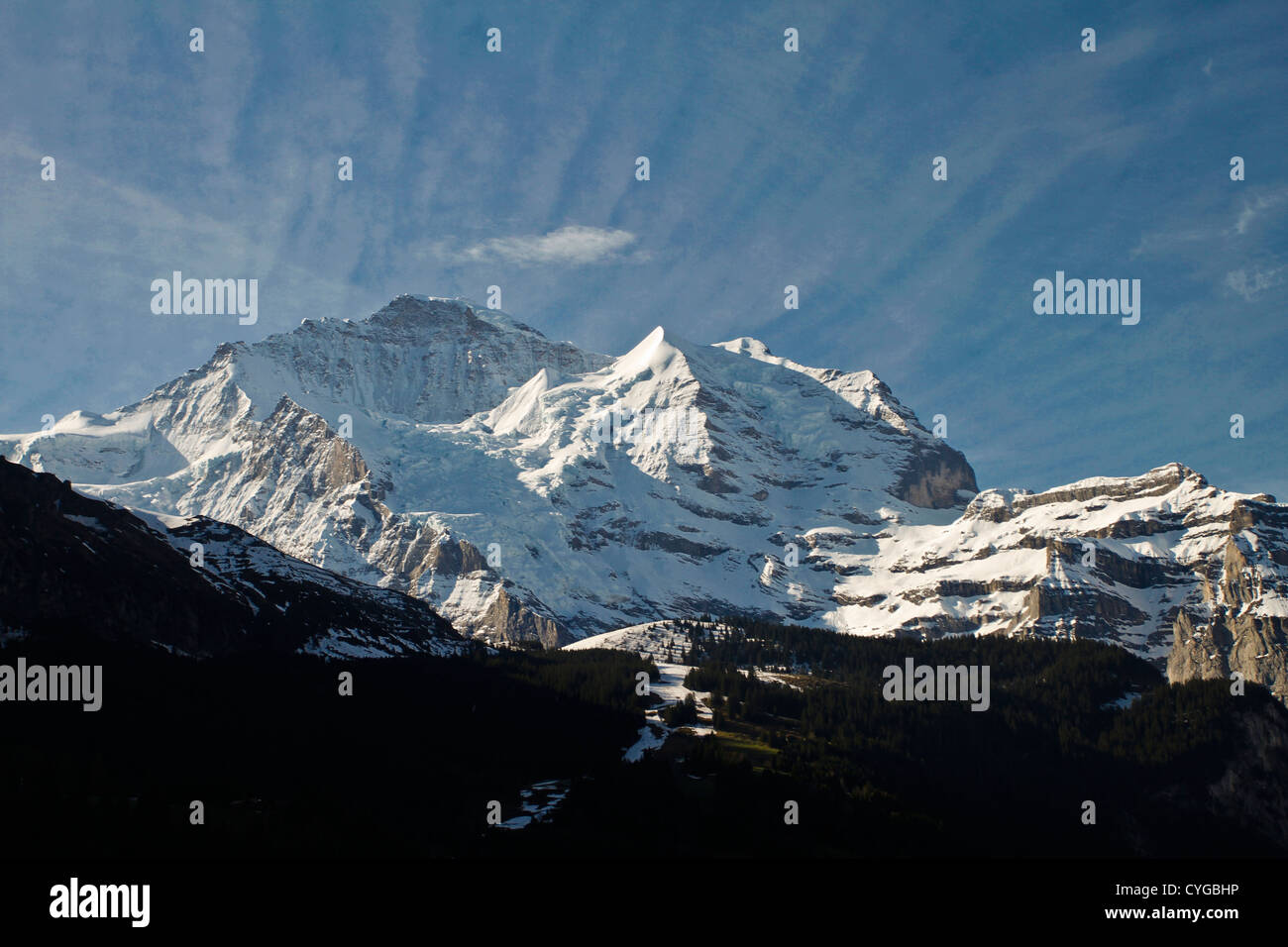 Alpes suizos , Berner Oberland, Suiza Foto de stock