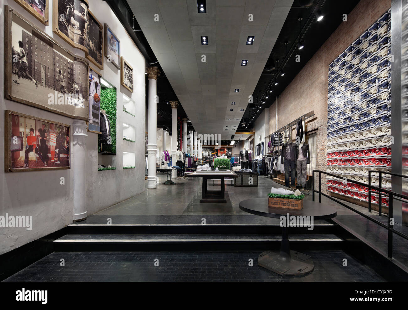 Flagship Store, Nueva York, Estados Unidos. Arquitecto: Jennifer Carpenter, 2011 Fotografía de stock Alamy