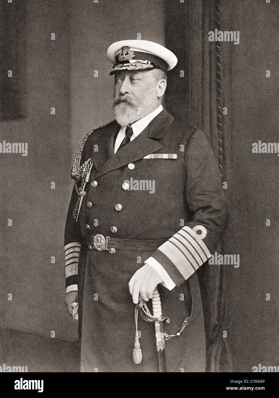 Eduardo VII, Albert Edward, 1841 -1910. El Rey del Reino Unido. Desde el maravilloso año 1909 Foto de stock