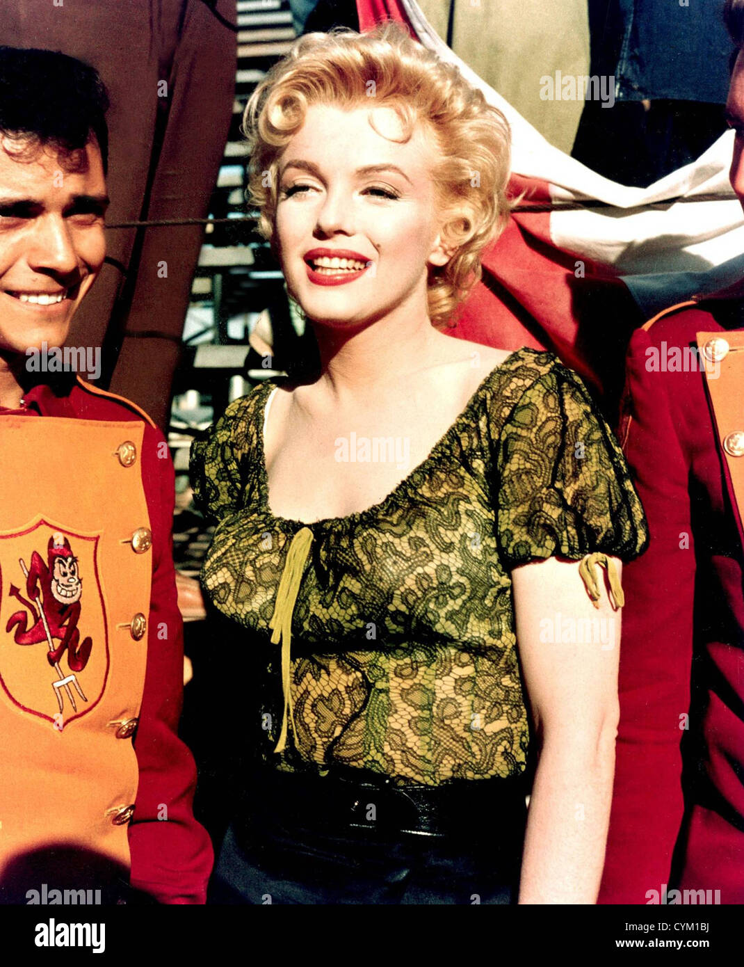 Marilyn Monroe, parada de bus 1956 Director: Joshua Logan Foto de stock