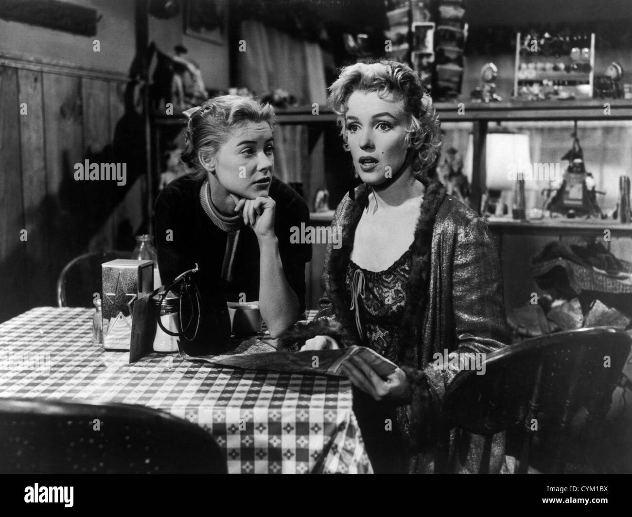 Marilyn Monroe, parada de bus 1956 Director: Joshua Logan Foto de stock