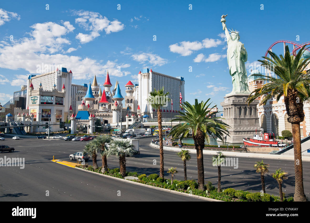 Escena de Vegas Foto de stock