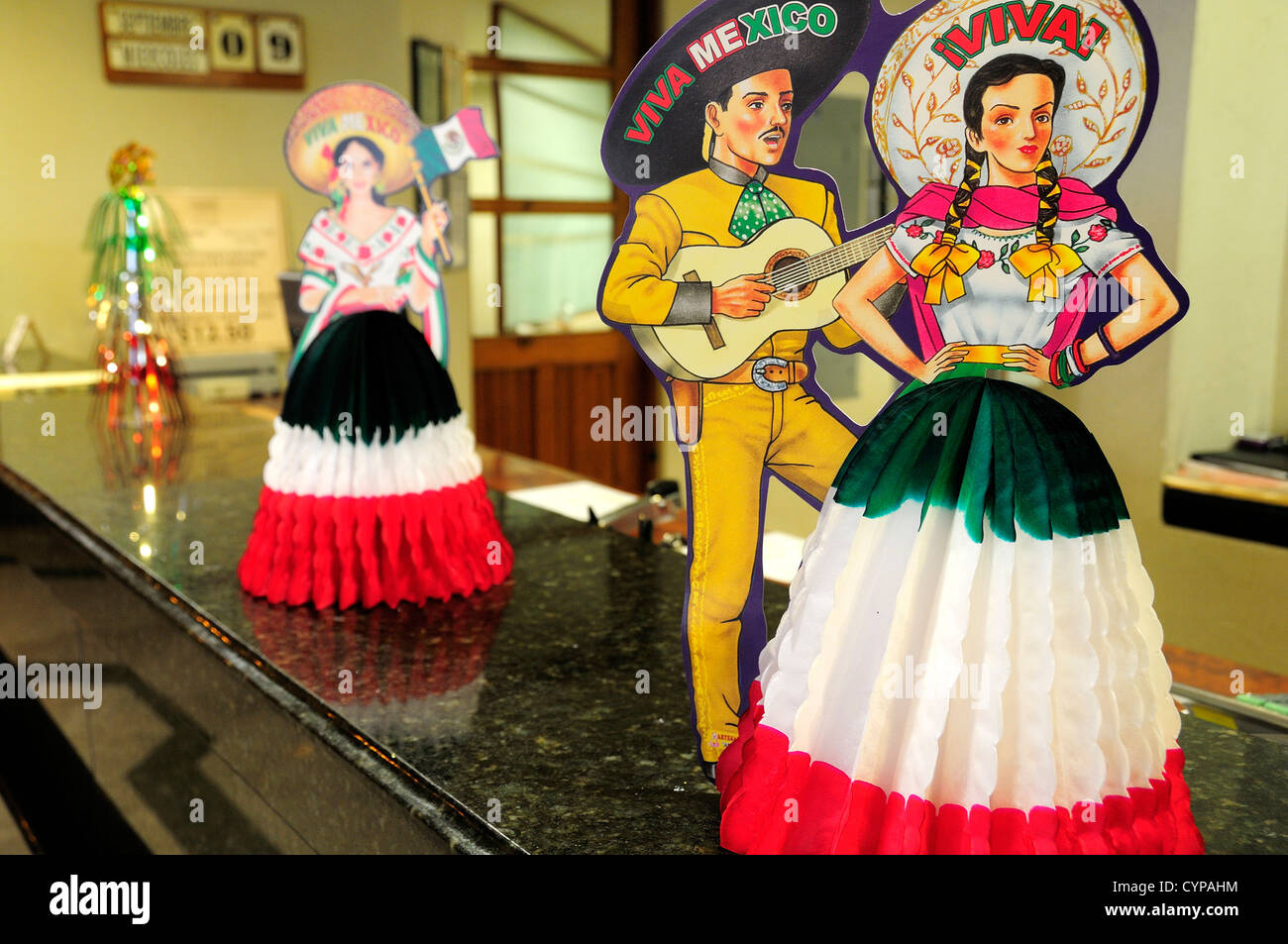 Decoraciones del día de la independencia mexicana fotografías e imágenes de  alta resolución - Alamy