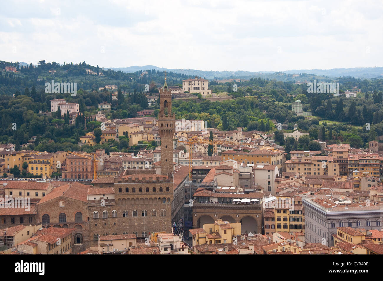 Florencia,la más bella ciudad italiana. Foto de stock