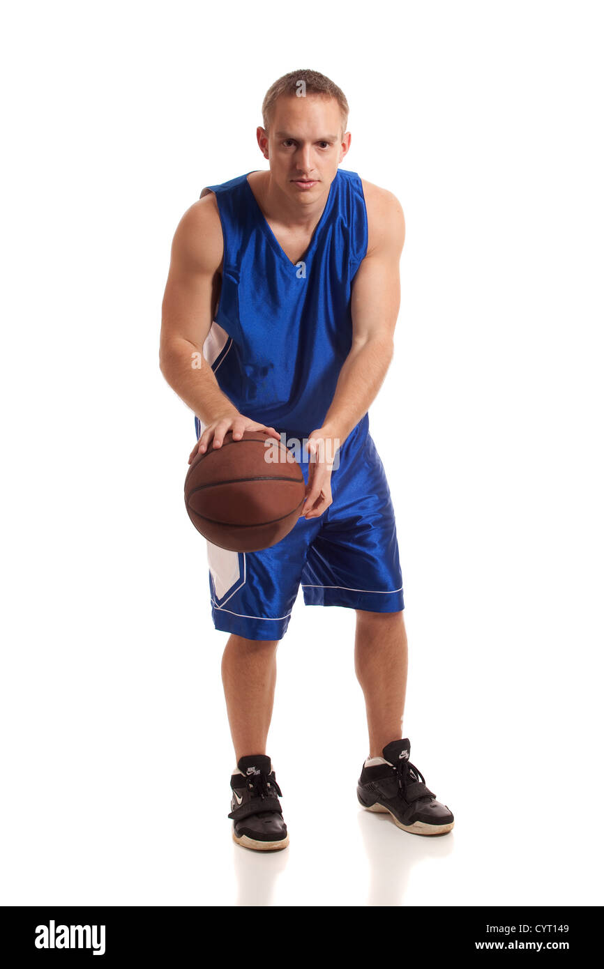 El jugador de baloncesto Foto de stock