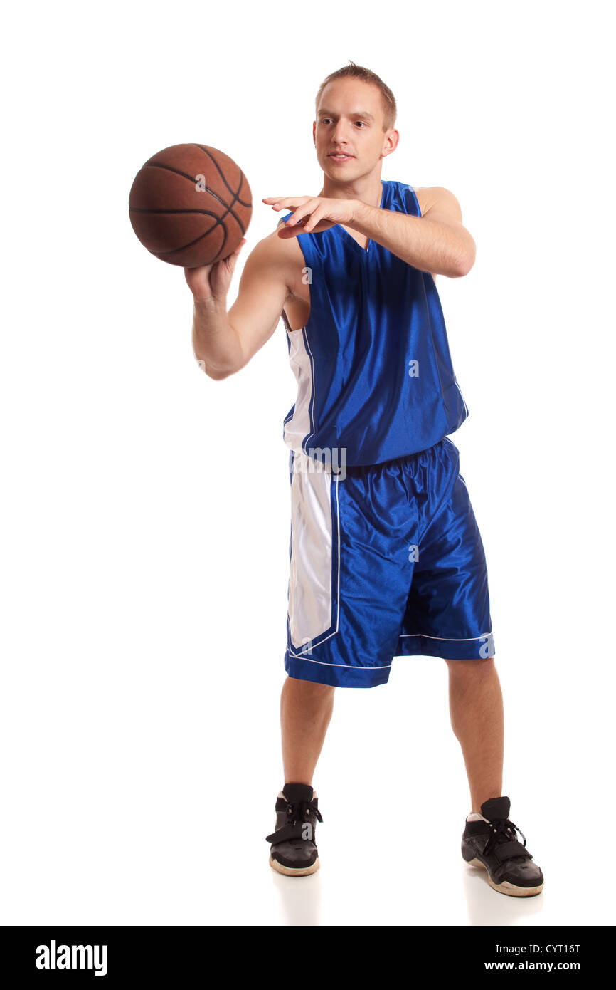 El jugador de baloncesto Foto de stock