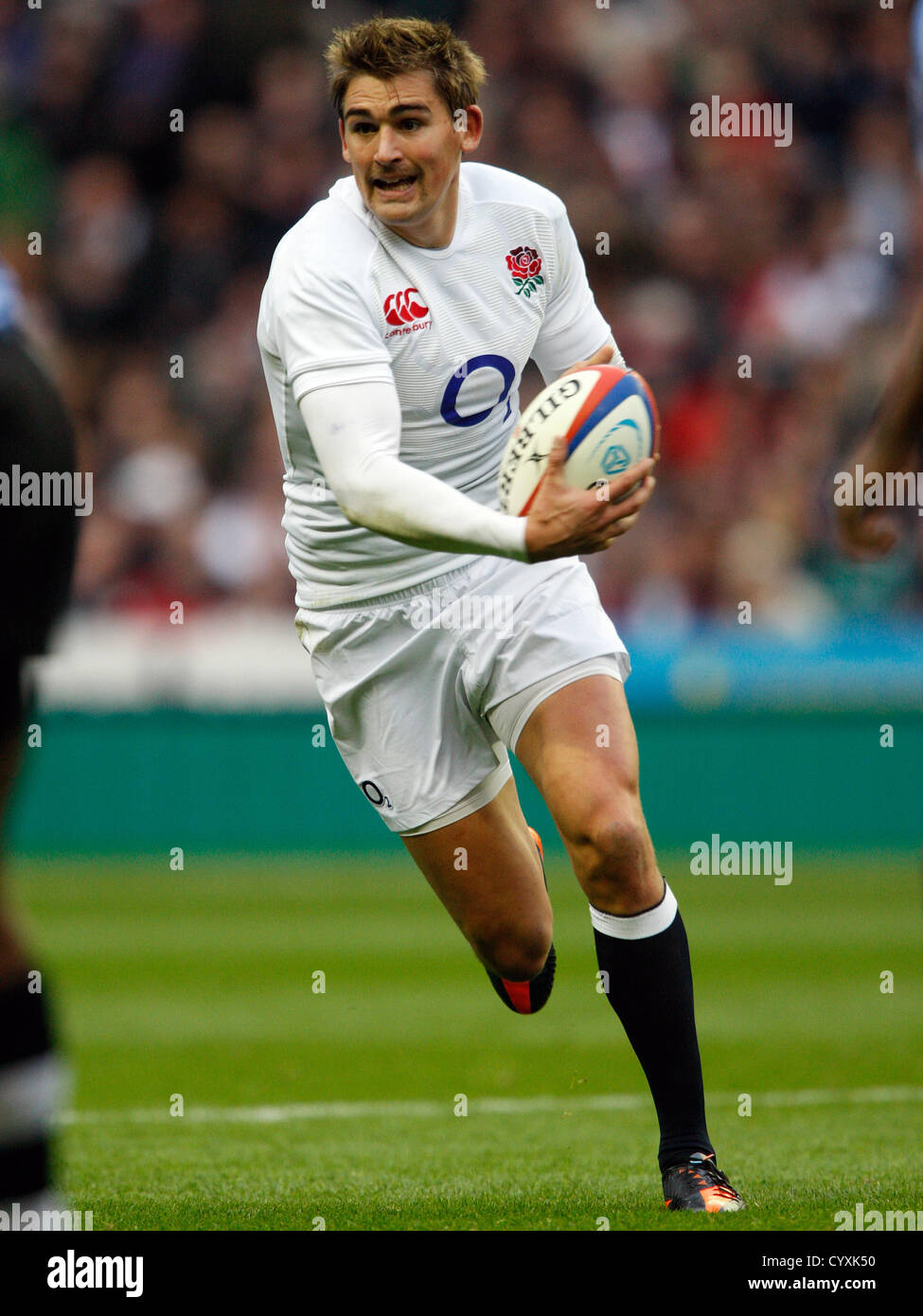 TOBY FLOOD INGLATERRA RU TWICKENHAM Middlesex, Inglaterra el 10 de noviembre de 2012 Foto de stock