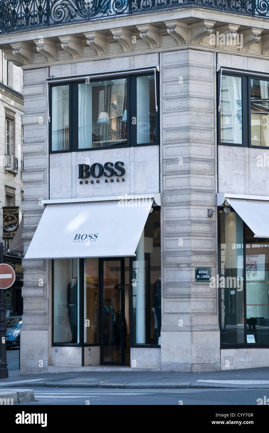 Boss Hugo Boss tienda Avenue de l Op ra Paris Francia Fotograf a