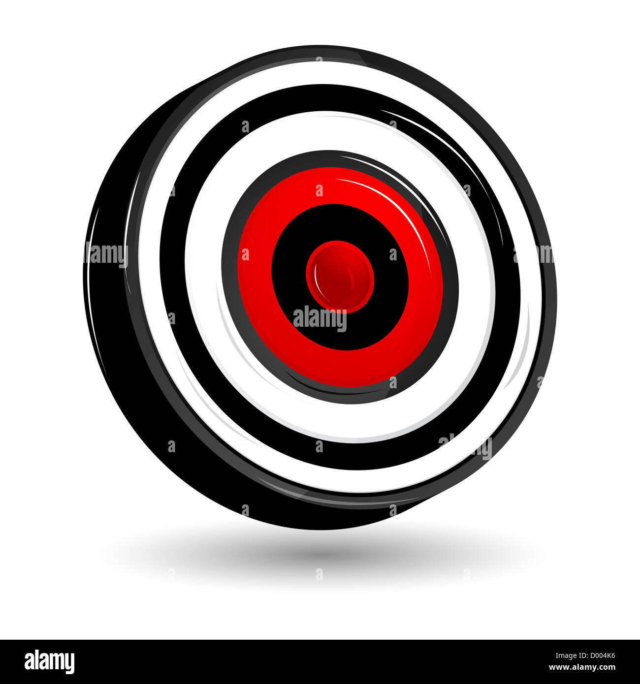 Ilustración de placa target sobre fondo blanco Fotografía de stock Alamy