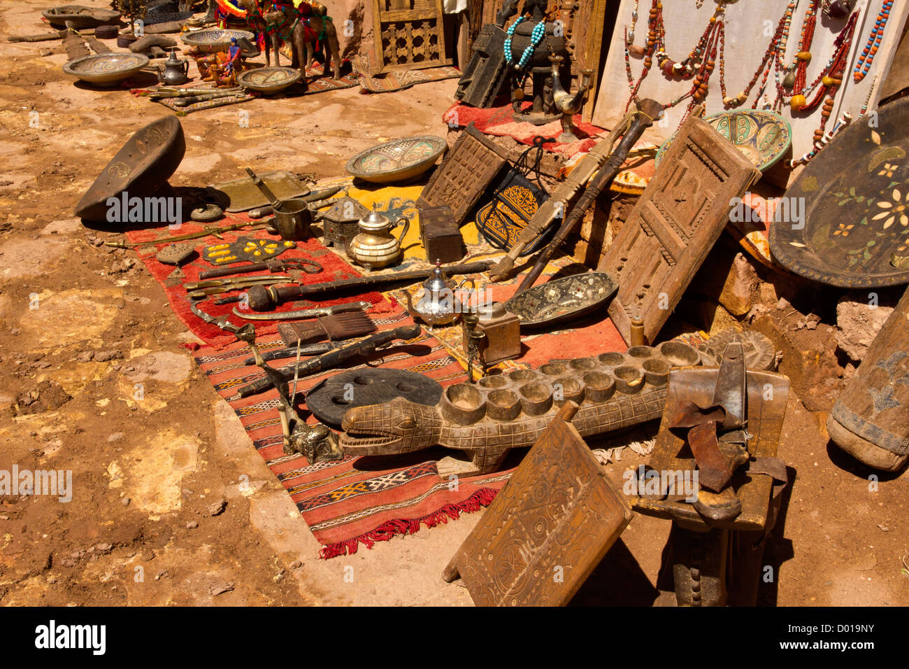 Los artefactos de África del Norte, Ait Ben Haddou, Marruecos Foto de stock
