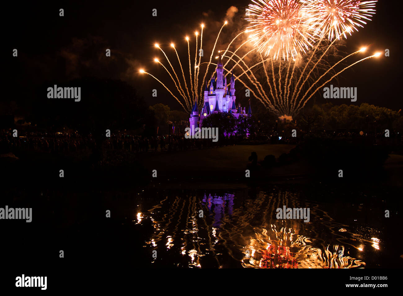 Florida USA Magic Kingdom de Disney World Deseos 2012 Foto de stock
