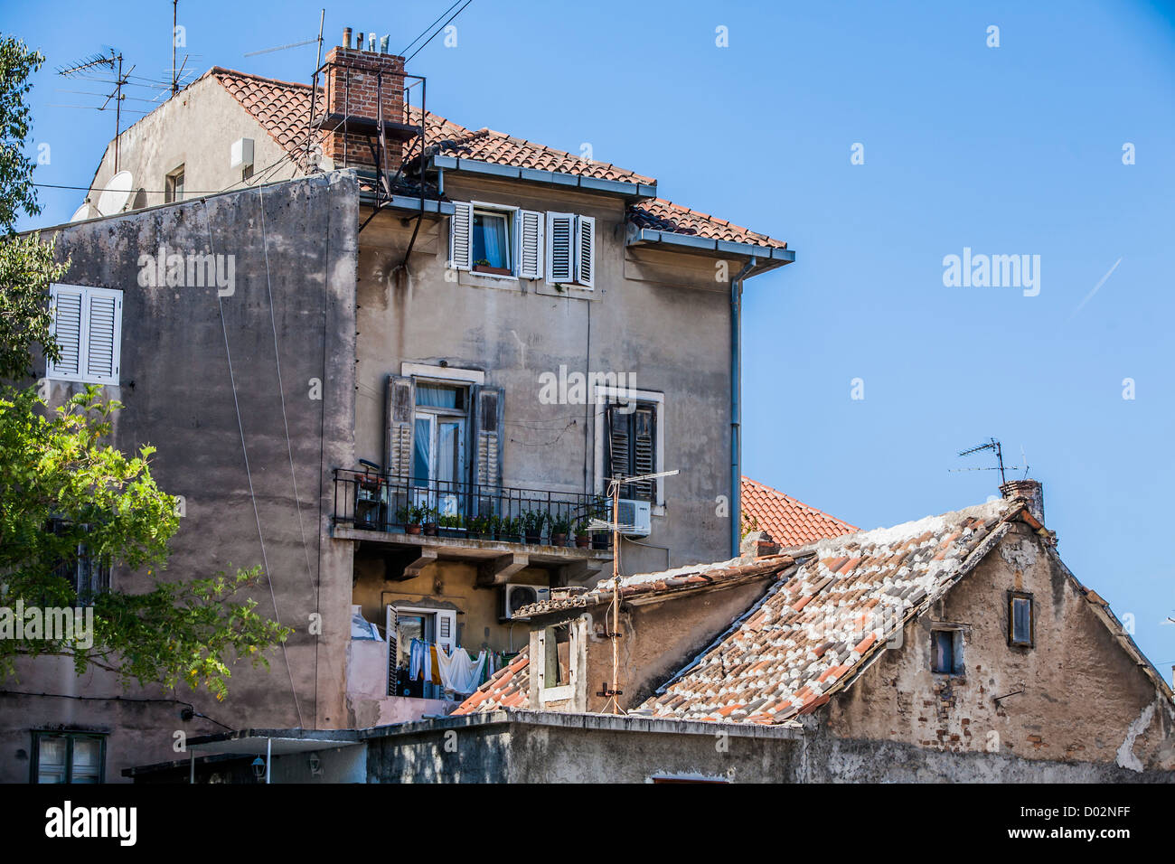 Casa antigua en Split Croacia 2012 Foto de stock