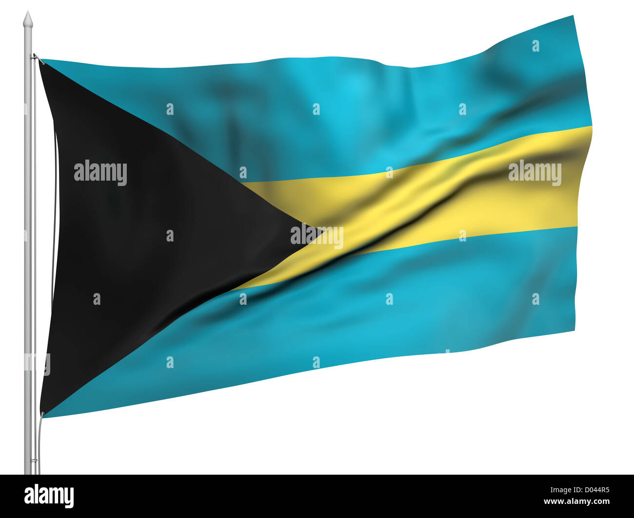 Que enarbola bandera de Bahamas Colección de todos los países