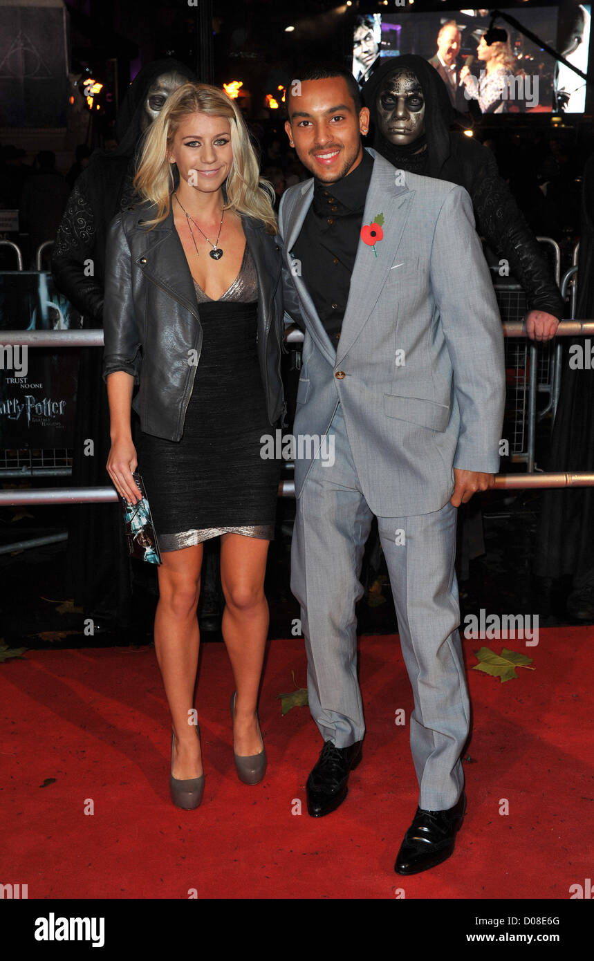 Theo Walcott estreno mundial de 'Harry Potter y las Reliquias de la
